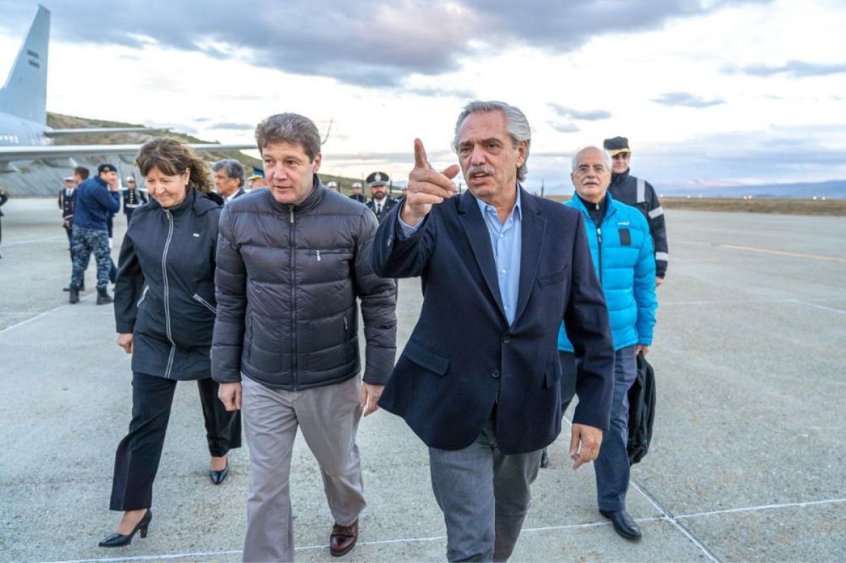El presidente Alberto Fernández llegó a Tierra del Fuego y visitará la Antártida