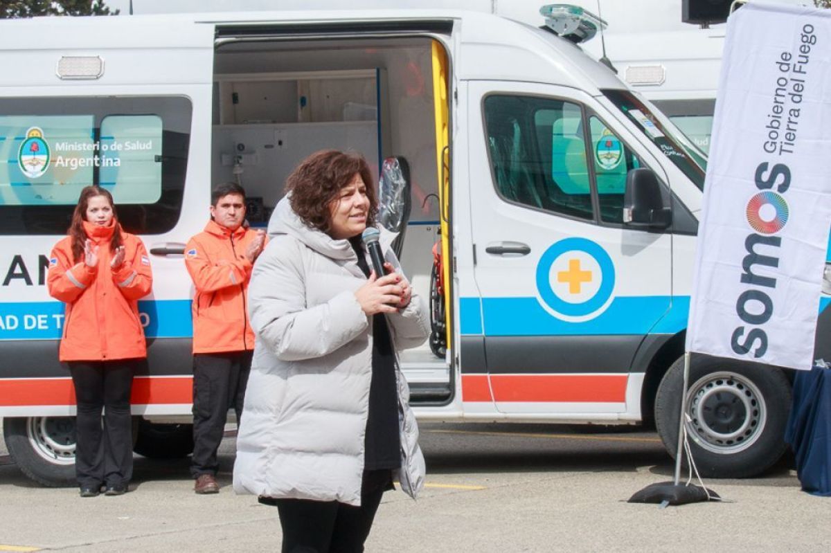 El Gobierno nacional entregó seis nuevas ambulancias destinadas a los hospitales de Río Grande, Tolhuin y Ushuaia