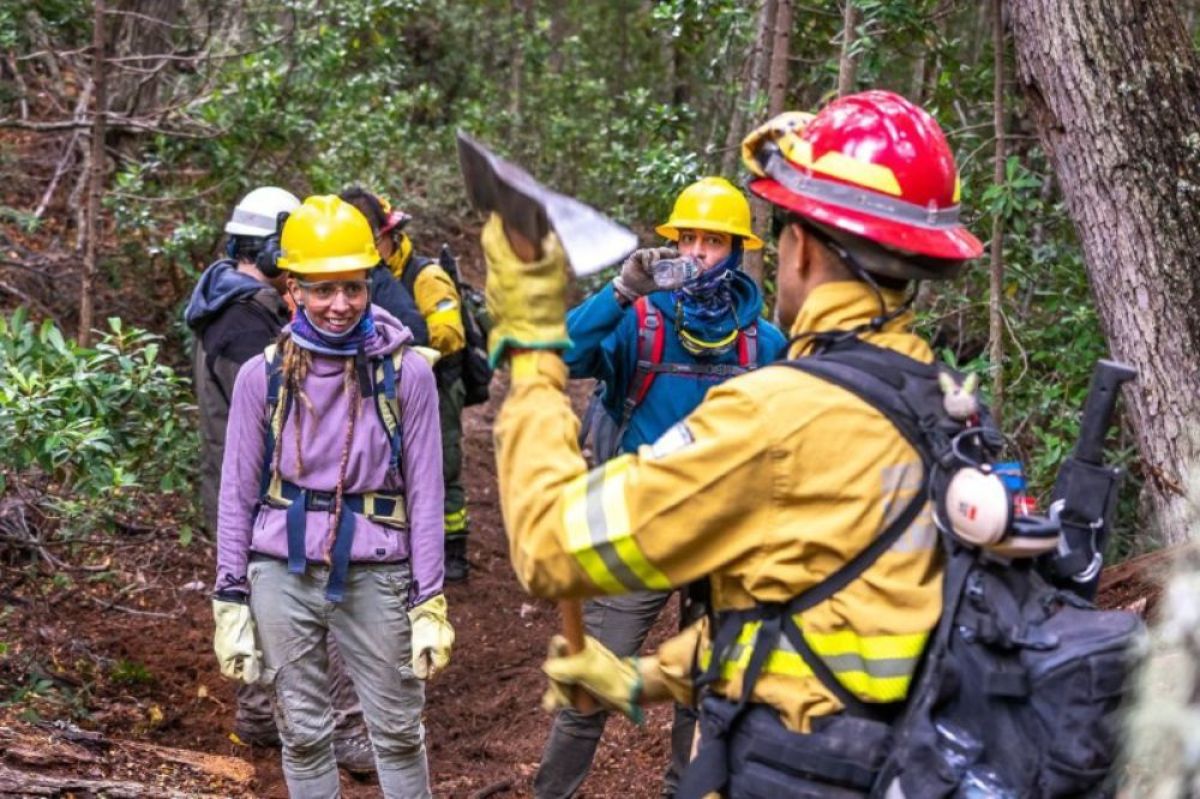 Finalizó el primer curso inicial para combatientes de incendios forestales en Ushuaia
