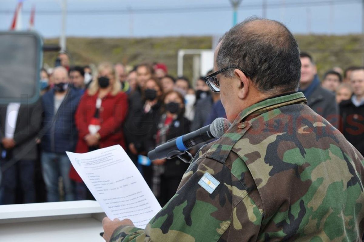 "Nuestra Carpa de la Dignidad simboliza la memoria permanente de aquellos héroes que quedaron en nuestras islas"