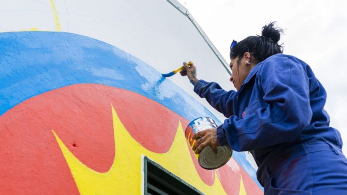 “Memorias Infinitas”: Comenzó la confección de murales en establecimientos educativos