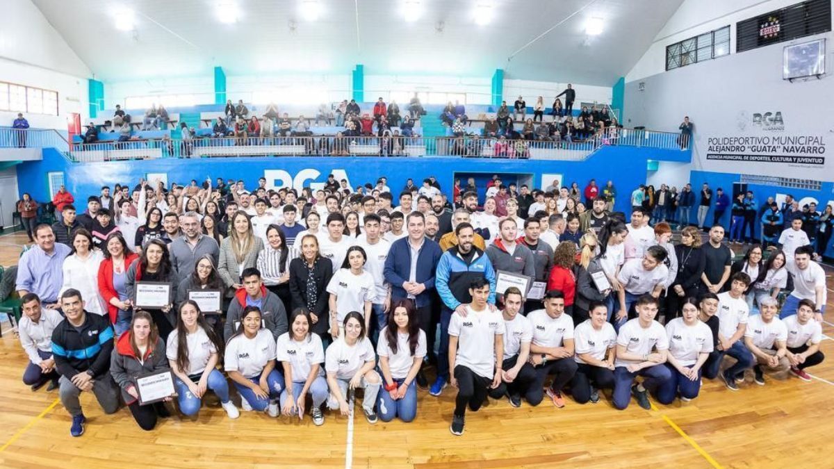 "Siento un orgullo enorme de que puedan estudiar esta carrera con toda la infraestructura deportiva que tenemos”