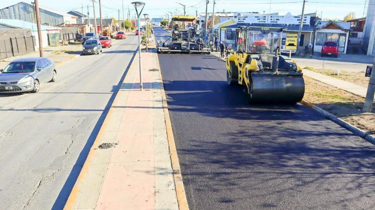 Finalizaron los trabajos de modernización vial en el primer tramo de la Avenida Perón