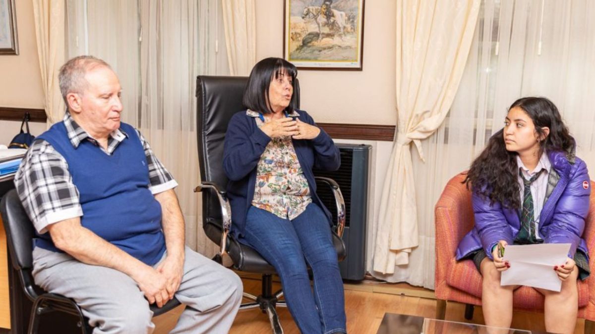 Estudiantes del Colegio del Sur entrevistaron a la legisladora Martínez Allende