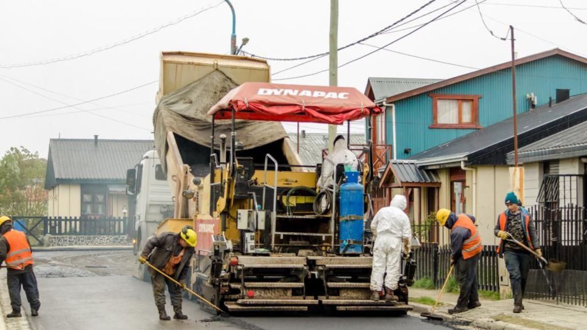 Comenzaron los trabajos de pavimentación en el barrio Mirador de los Andes