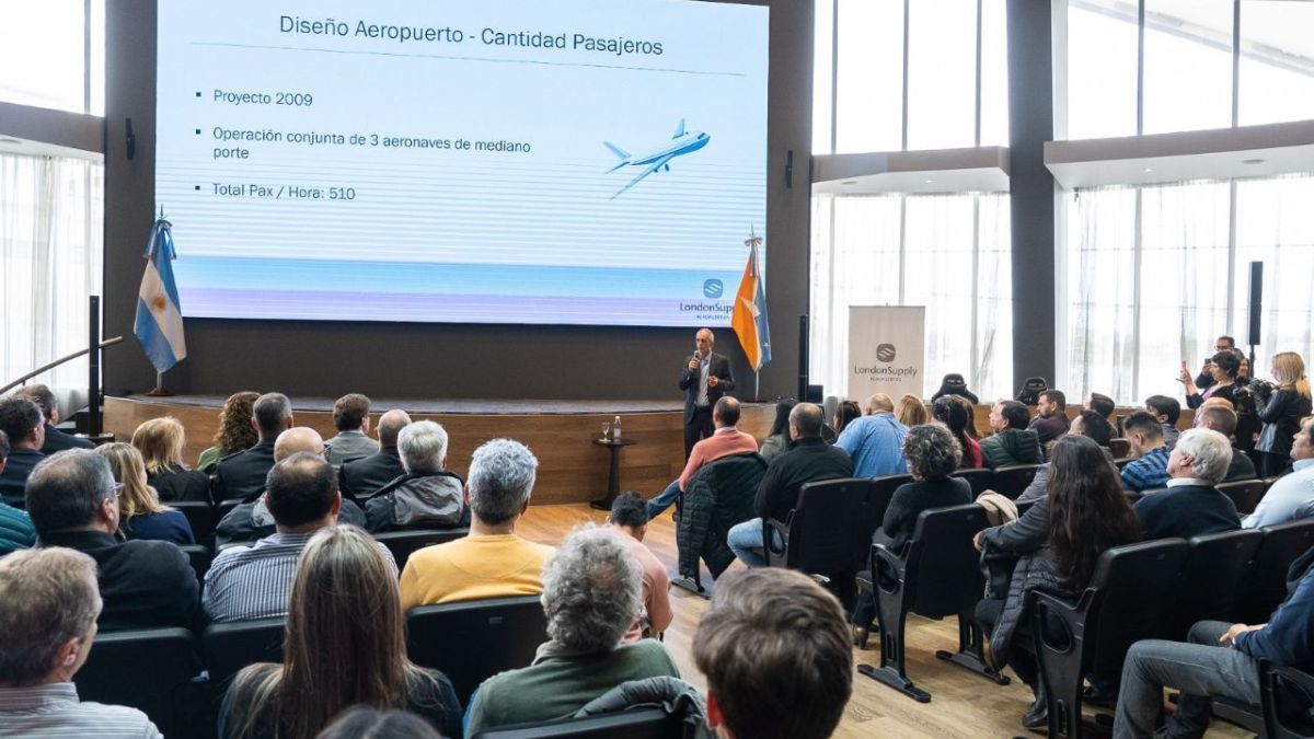 London Supply realizó la presentación del plan de inversión para el aeropuerto de Ushuaia