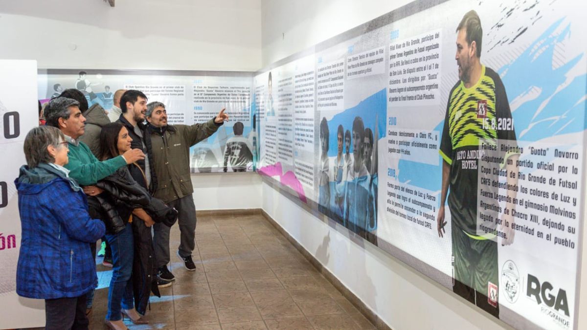 Se realizó la inauguración de la muestra "Alejandro 'Guata' Navarro. La vida de un campeón"