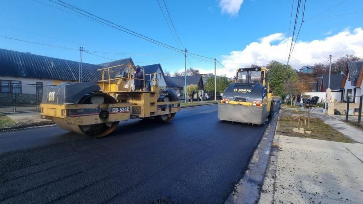 Se realizó la pavimentación de la calle Del Cielo