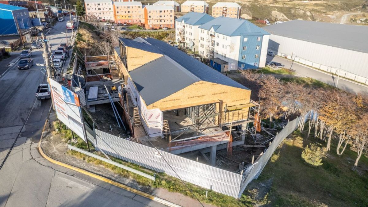 En Ushuaia, avanza "de acuerdo al plan de trabajo previsto" la obra del Centro de Desarrollo Infantil