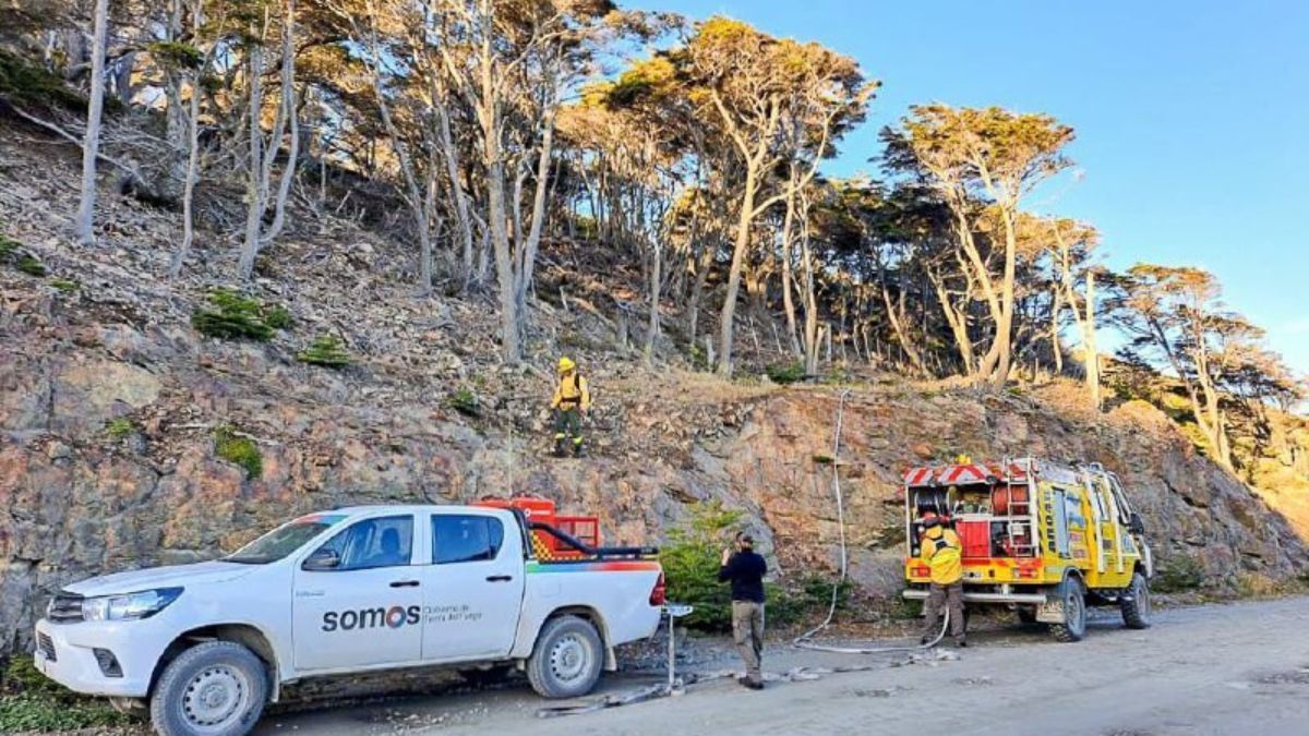 Se extinguió un nuevo foco de incendio en cercanías a la Reserva Provincial Playa Larga
