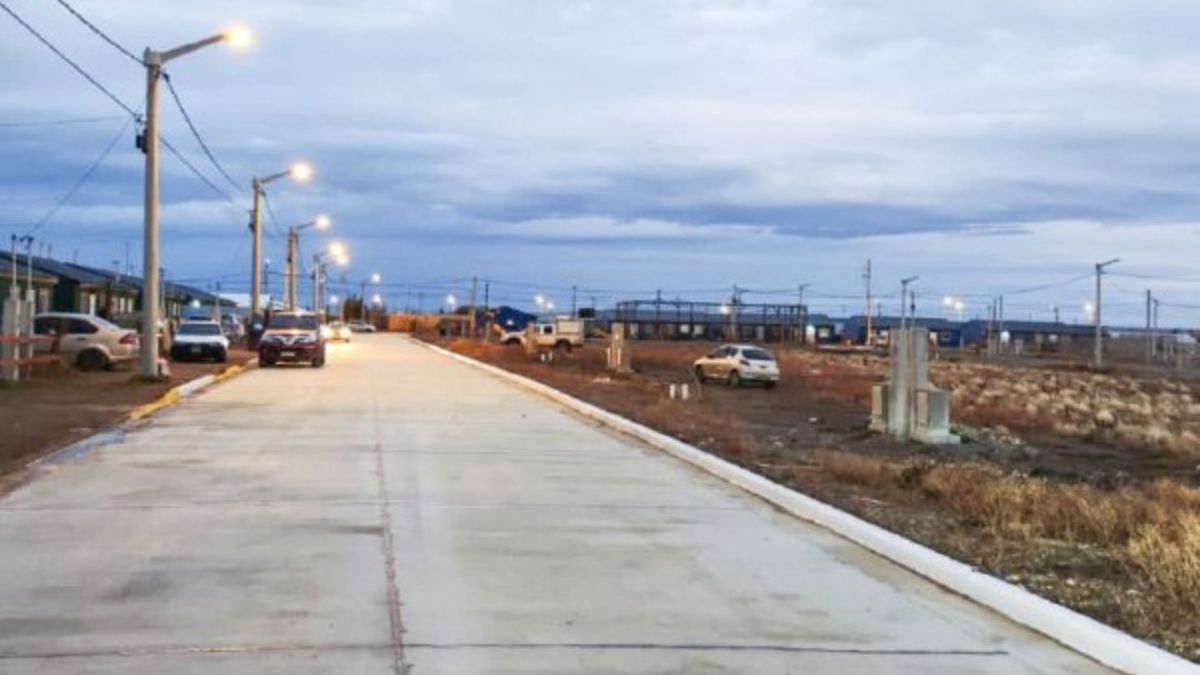 El Municipio avanza con la pavimentación del barrio Bicentenario