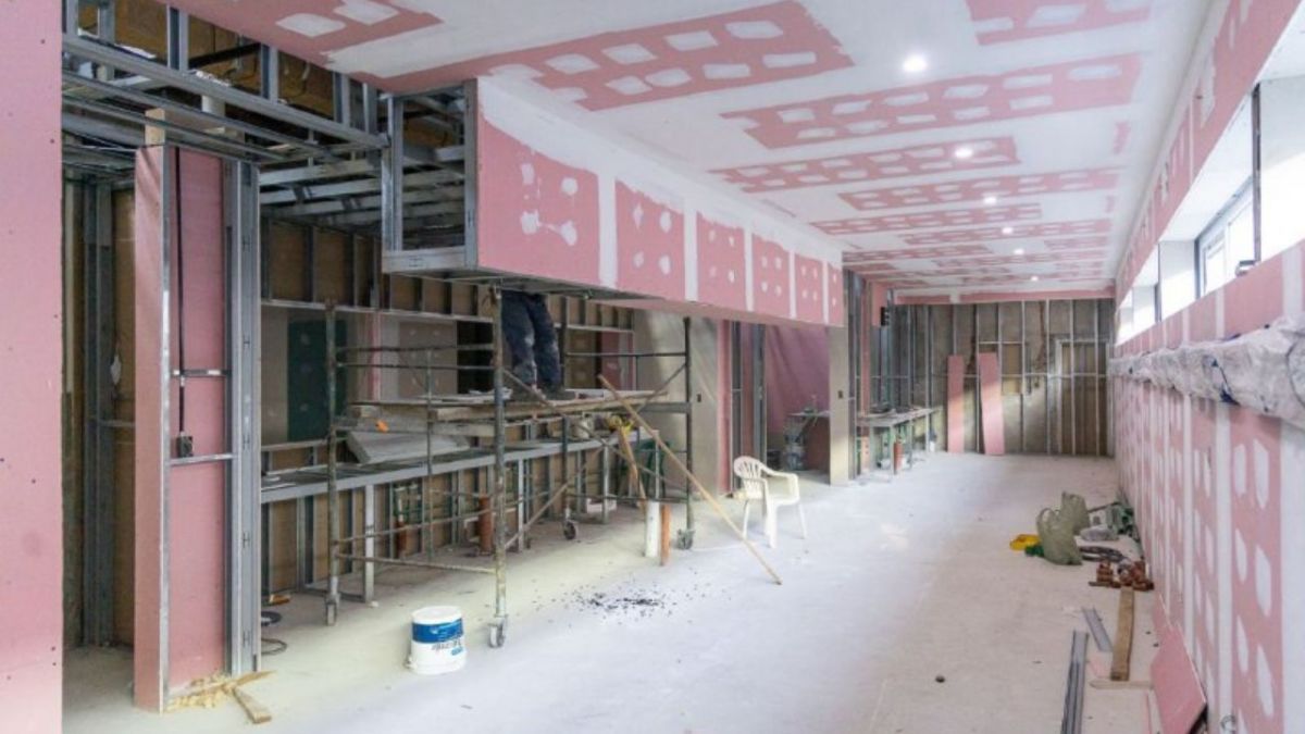 El nuevo sector de neonatología del HRU ya se encuentra al 70%