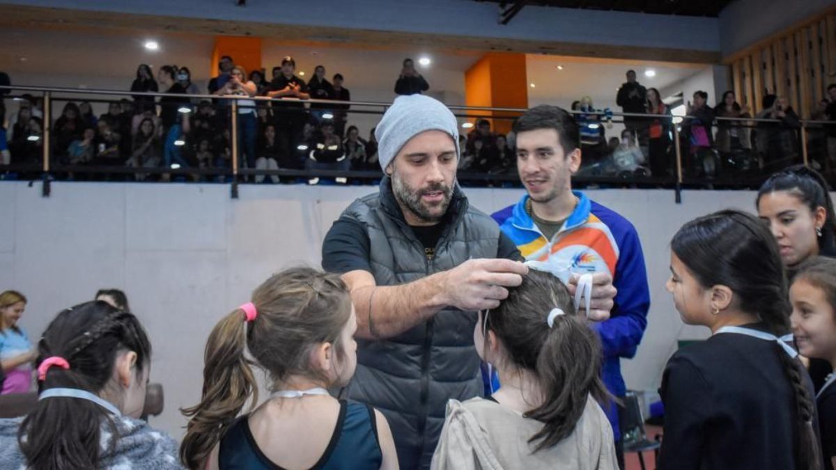 Se realizó un encuentro de gimnasia en el Microestadio Cochocho Vargas