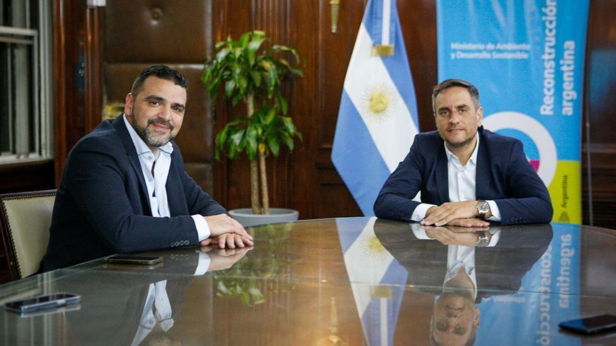 Vuoto y Cabandié avanzaron en el proyecto para construir un centro ambiental en Ushuaia