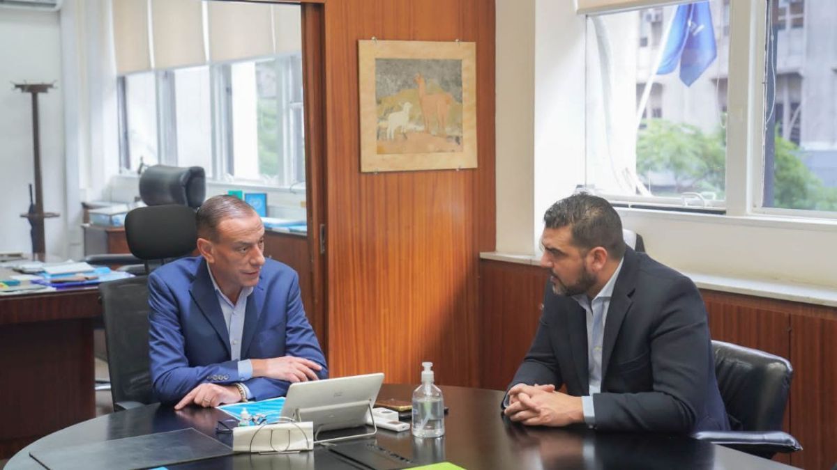 Vuoto mantuvo una reunión con el administrador general de Vialidad Nacional, Gustavo Arrieta